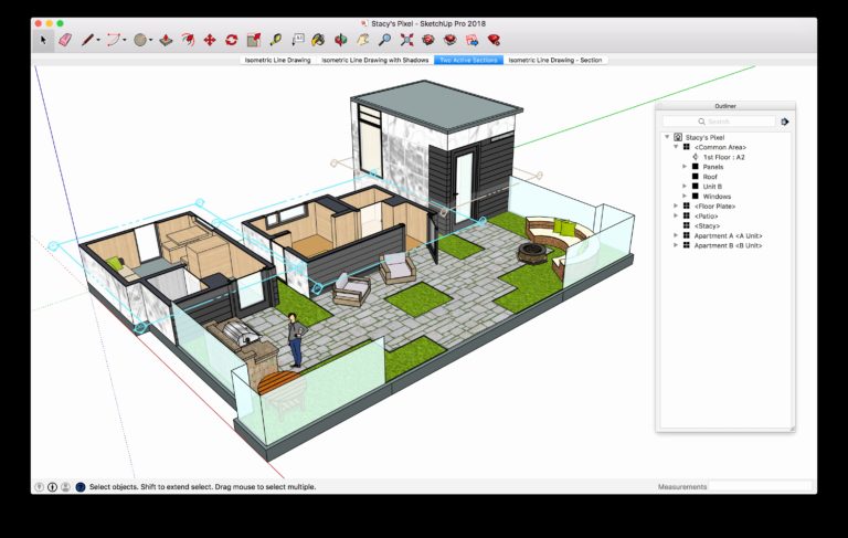 Как работать в sketchup